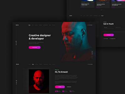 Corbin - Personal Portfolio Website Design