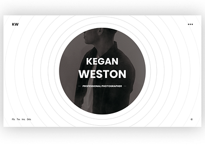 Weston - Photographer Personal Portfolio Website