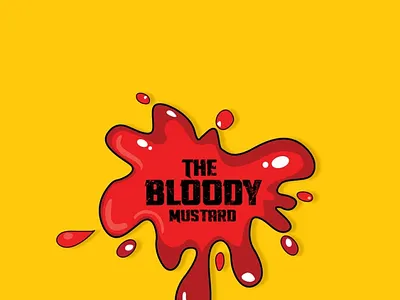 The Bloody Mustard Logo art branding design graphic design icon illustration logo typography ui ux vector