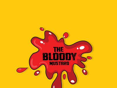 The Bloody Mustard Logo art branding design graphic design icon illustration logo typography ui ux vector