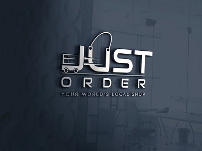 Just Order Logo art branding design graphic design icon illustration logo photoshop restaurant vector