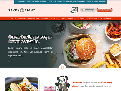 Food Takeaway Website art branding graphic illustration logo photoshop takeaway ui ux vector website