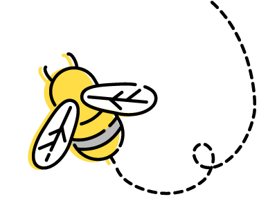 Bee geometric minimal vector yellow