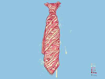 Dribble Its Bacon Tie