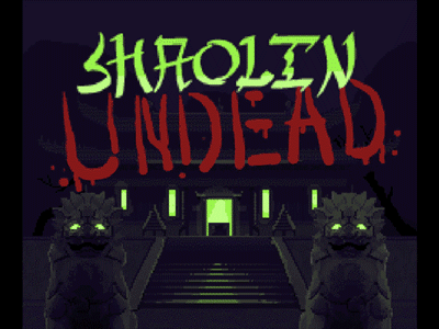Shaolin Undead Elias Stern 16 bit 2d after effects gif old school video game