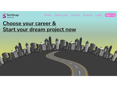 Website for Techsnap, an online teaching platform. branding coursera design graphic design illustration learning platform logo udemy ui ux vector website website design