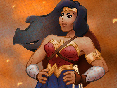 Diana animation cartoon character comics dc movies superhero wonder woman