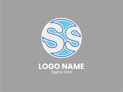 SS Logo branding design logo typography