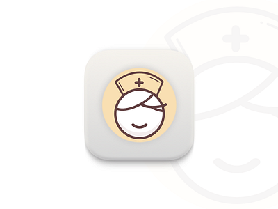 Nurse App icon app icon logo nurse ui ux