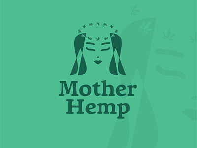 Mother Hemp Logo cbd hemp marijuana mother