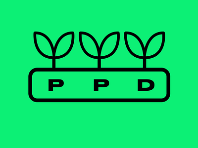 PPD detroit green help logo plants sketch