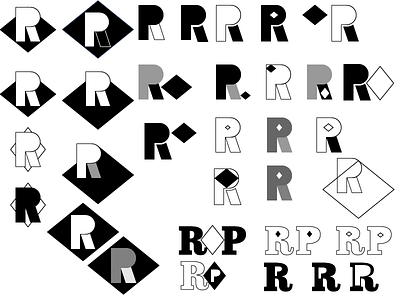 Monochrome Logo Iterations