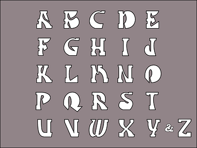 The New Neue Alphabet - Draft alphabet letters typography