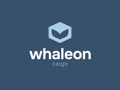 whaleon cargo logo mark branding cargo delivery design graphic design identity logo shipping sign