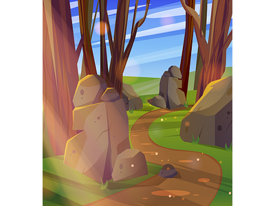 Forest adobe adobe illustrator design illustration illustrator