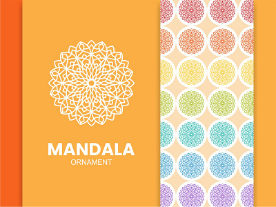 Mandala Ornament branding design icon illustration logo vector