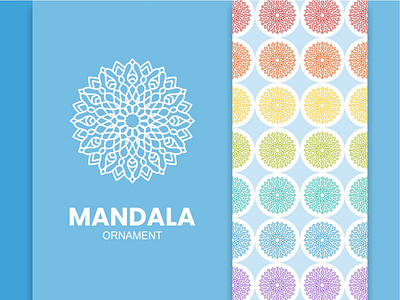 Mandala Ornament branding design icon illustration logo vector