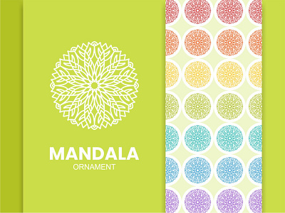 Mandala Ornament branding design icon illustration logo vector