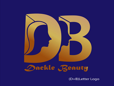 (D+B)Letter Logo/Beauty Saloon & Spa Logo abstract logo alphabet logo beauty product logo branding business logo corporate logo design element illustration logo vector