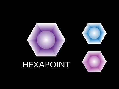 Hexapoint hexagon logo brand