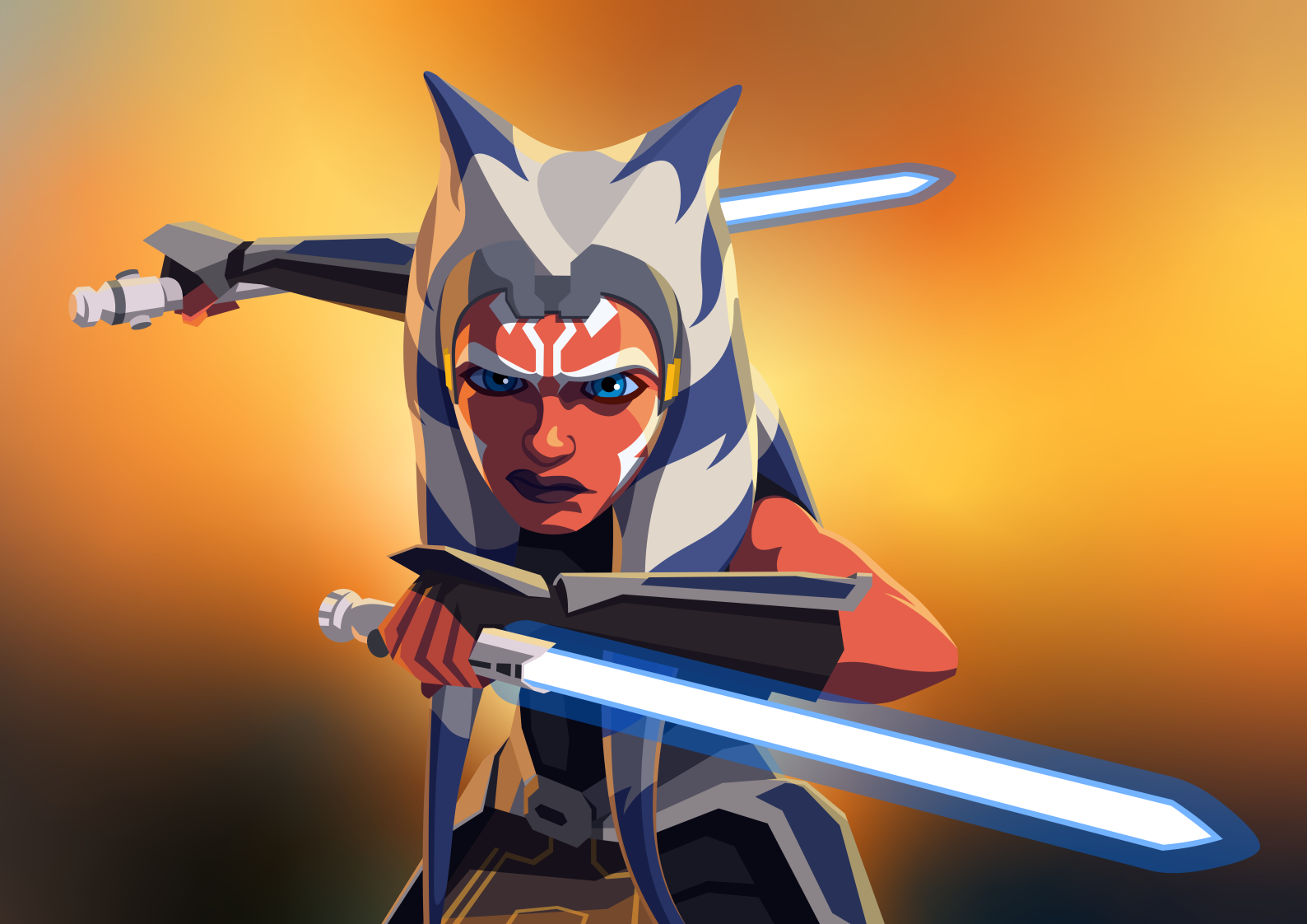 Ahsoka Tano Fan Art by Lincoln Young on Dribbble