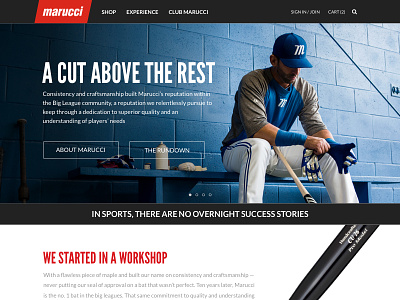 Homepage athlete dark ecommerce homepage sports