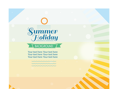 summer background vector illustration design good vibes