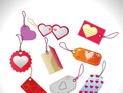 valentine day sale tags design husband