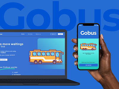 App & Website design for Gobus app design product design ui ux web design