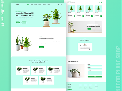 Plant Shop - Web Design