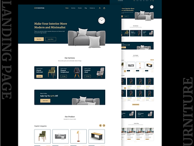 Furniture E Commerce Landing Page