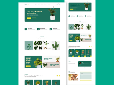 Plant Shop Landing Page