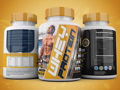 Protien label design bag design bottle design design designer illustration label design logo packaging design pouch design product label protein label supplement label whey label