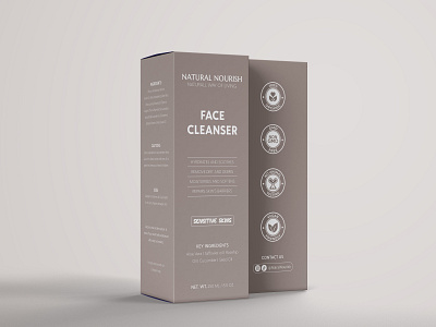 Face Cleanser Package bag design bottle design design designer illustration label design logo packaging design pouch design product label