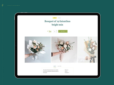 Florence - eCommerce Web UI Kit figma flowers flowershop kit marketing store templates ui web