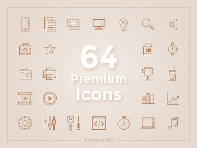 Monika Icons icon kit ui