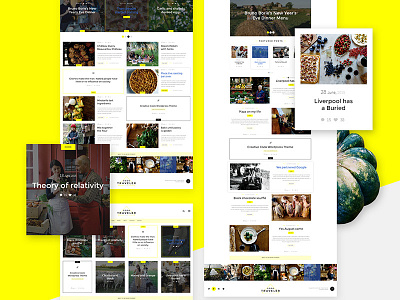 Cook Traveler - WP Theme template theme wordpress yellow