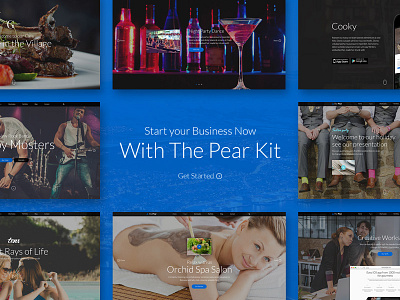 The Pear UI Kit - Coming Soon... kit psd responsive restaurant template the pear