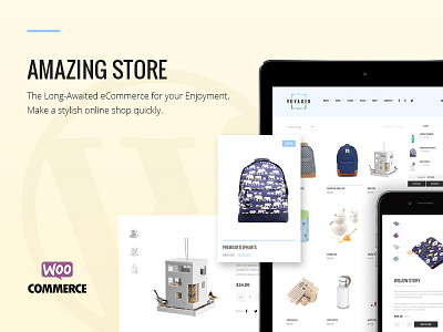 Voyager Store template theme voyager wordpress wp