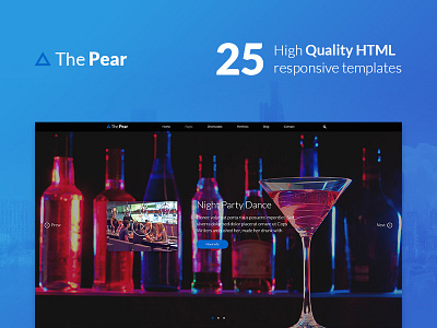 The Pear HTML Templates bootstrap corporate html quality style templates