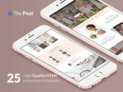 The Pear HTML Templates bootstrap corporate html quality style templates
