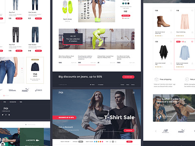 Fossa Ecommerce UI Kit by Evatheme Market on Dribbble