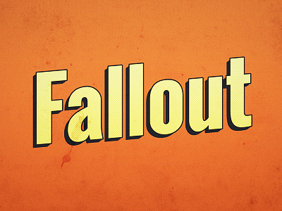 Fallout Text Styles FREE effect fallout font text style