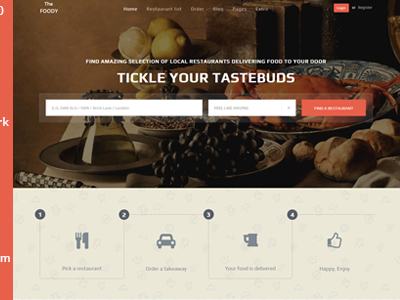 Thefoody - Multiple Restaurant System HTML Template book a table cafe chefs and cooking experts dishes food foodies menu order online recipes reservation restaurant