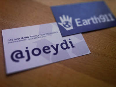 Earth911 Business Card