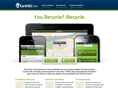 iRecycle Landing Page