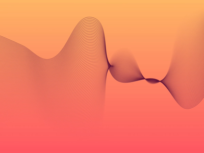 Trippy Lines bezier code generative gradient gsap processing random twojs