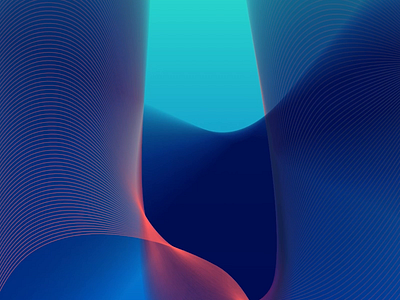 Wavycuts V3 abstractart beziers generativeart math motiongraphics processing webdesign