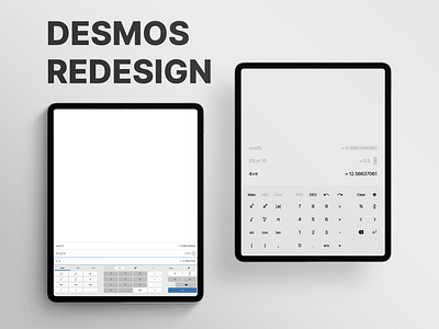 Desmos Calculator Redesign