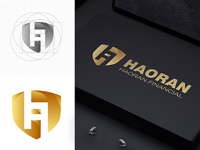 LOGO Design brand business card design financial firms golden graphic industry logo plane texture